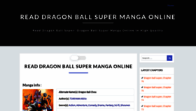 What Dragon-ball-super.online website looked like in 2021 (2 years ago)