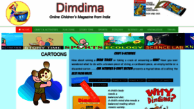 What Dimdima.com website looked like in 2021 (2 years ago)