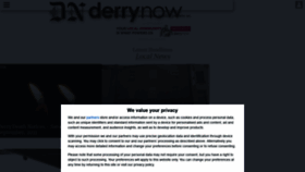 What Derrynow.com website looked like in 2021 (2 years ago)