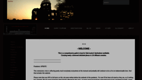 What Dark-tourism.com website looked like in 2021 (2 years ago)