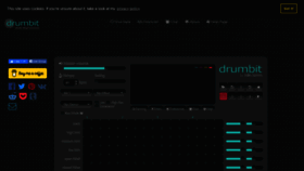 What Drumbit.app website looked like in 2021 (2 years ago)