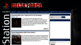 What Deltaforcegame.com website looked like in 2021 (2 years ago)