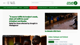 What Direct-aid.org website looked like in 2021 (2 years ago)