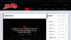 What Diablos.com.mx website looked like in 2021 (2 years ago)