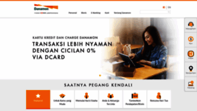 What Danamon.co.id website looked like in 2021 (2 years ago)