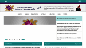 What Danistay.gov.tr website looked like in 2021 (2 years ago)
