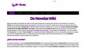 What Denovelas.net website looked like in 2021 (2 years ago)