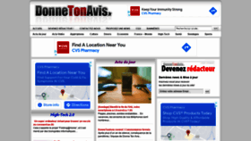 What Donnetonavis.fr website looked like in 2021 (2 years ago)