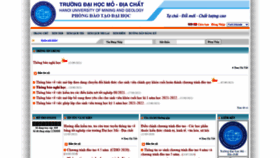 What Daotao.humg.edu.vn website looked like in 2021 (2 years ago)