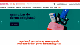 What Dermaclub.com.br website looked like in 2021 (2 years ago)
