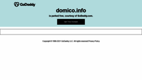 What Domico.info website looked like in 2021 (2 years ago)