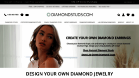 What Diamondstuds.com website looked like in 2021 (2 years ago)