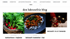 What Denlaktosefrieblog.dk website looked like in 2021 (2 years ago)