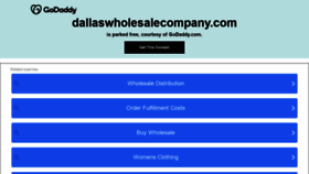 What Dallaswholesalecompany.com website looked like in 2021 (2 years ago)