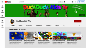 What Duckduckkidstv.com website looked like in 2021 (3 years ago)
