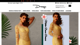 What Dressyin.co.za website looked like in 2021 (3 years ago)