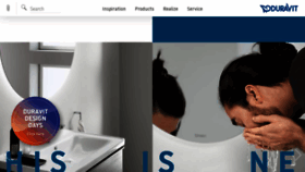 What Duravit.us website looked like in 2021 (2 years ago)