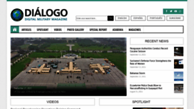 What Dialogo-americas.com website looked like in 2021 (2 years ago)