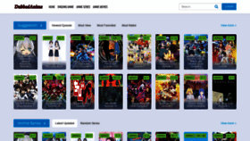 What Dubbedanime.biz website looked like in 2021 (3 years ago)