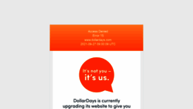 What Dollardays.com website looked like in 2021 (2 years ago)