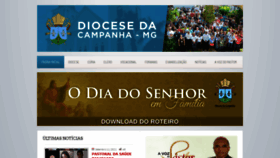 What Diocesedacampanha.org.br website looked like in 2021 (2 years ago)