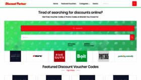 What Discountpartner.co.uk website looked like in 2021 (2 years ago)