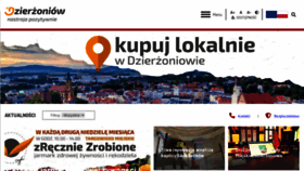 What Dzierzoniow.pl website looked like in 2021 (2 years ago)