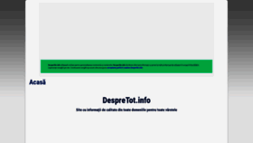 What Despretot.info website looked like in 2021 (2 years ago)