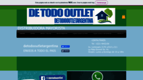 What Detodooutletargentina.com website looked like in 2021 (2 years ago)