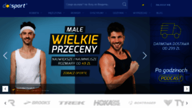 What Dotsport.pl website looked like in 2021 (4 years ago)
