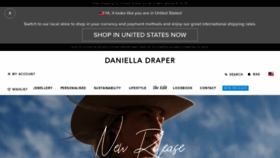 What Danielladraper.com website looked like in 2021 (2 years ago)