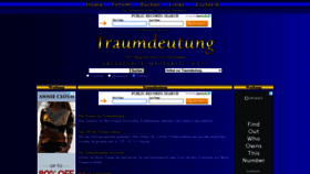 What Deutung.com website looked like in 2021 (2 years ago)