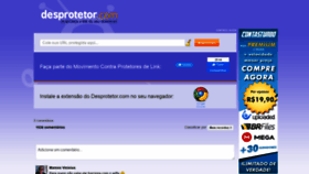 What Desprotetor.com website looked like in 2021 (2 years ago)
