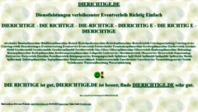 What Dierichtige.de website looked like in 2021 (3 years ago)