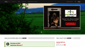 What Dognow.at website looked like in 2021 (2 years ago)
