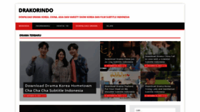 What Drakorindoo.net website looked like in 2021 (2 years ago)