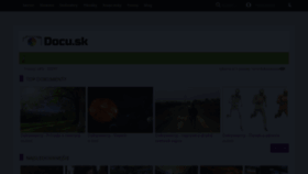 What Docu.sk website looked like in 2021 (2 years ago)