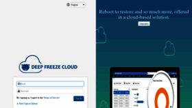 What Deepfreeze.com website looked like in 2021 (2 years ago)