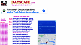 What Dayscafe.com website looked like in 2021 (2 years ago)