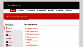 What Desi-serials.cc website looked like in 2021 (2 years ago)
