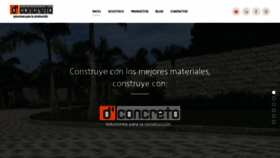 What D-concreto.com website looked like in 2021 (2 years ago)
