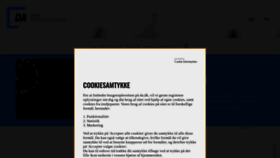 What Da.dk website looked like in 2021 (3 years ago)