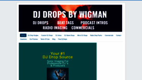 What Djdropsbywigman.com website looked like in 2021 (2 years ago)