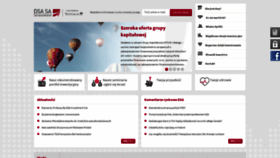 What Dsa.pl website looked like in 2021 (2 years ago)