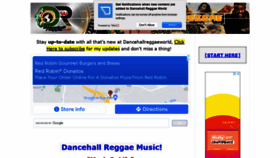 What Dancehallreggaeworld.com website looked like in 2021 (2 years ago)