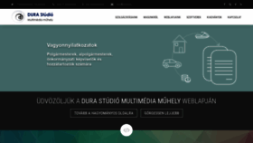 What Dura.hu website looked like in 2021 (2 years ago)