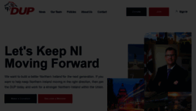 What Dup.org.uk website looked like in 2021 (2 years ago)