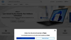 What Dell.fr website looked like in 2021 (4 years ago)