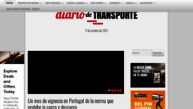 What Diariodetransporte.com website looked like in 2021 (2 years ago)