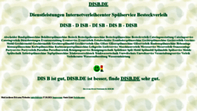 What Disb.de website looked like in 2021 (4 years ago)